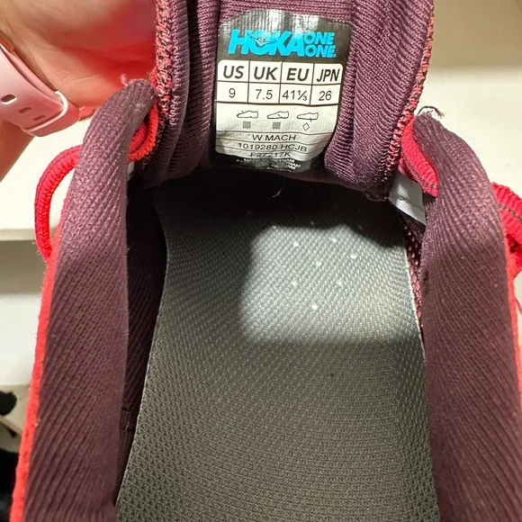 Women’s Red and maroon  Running Shoes - Picture 3 of 3